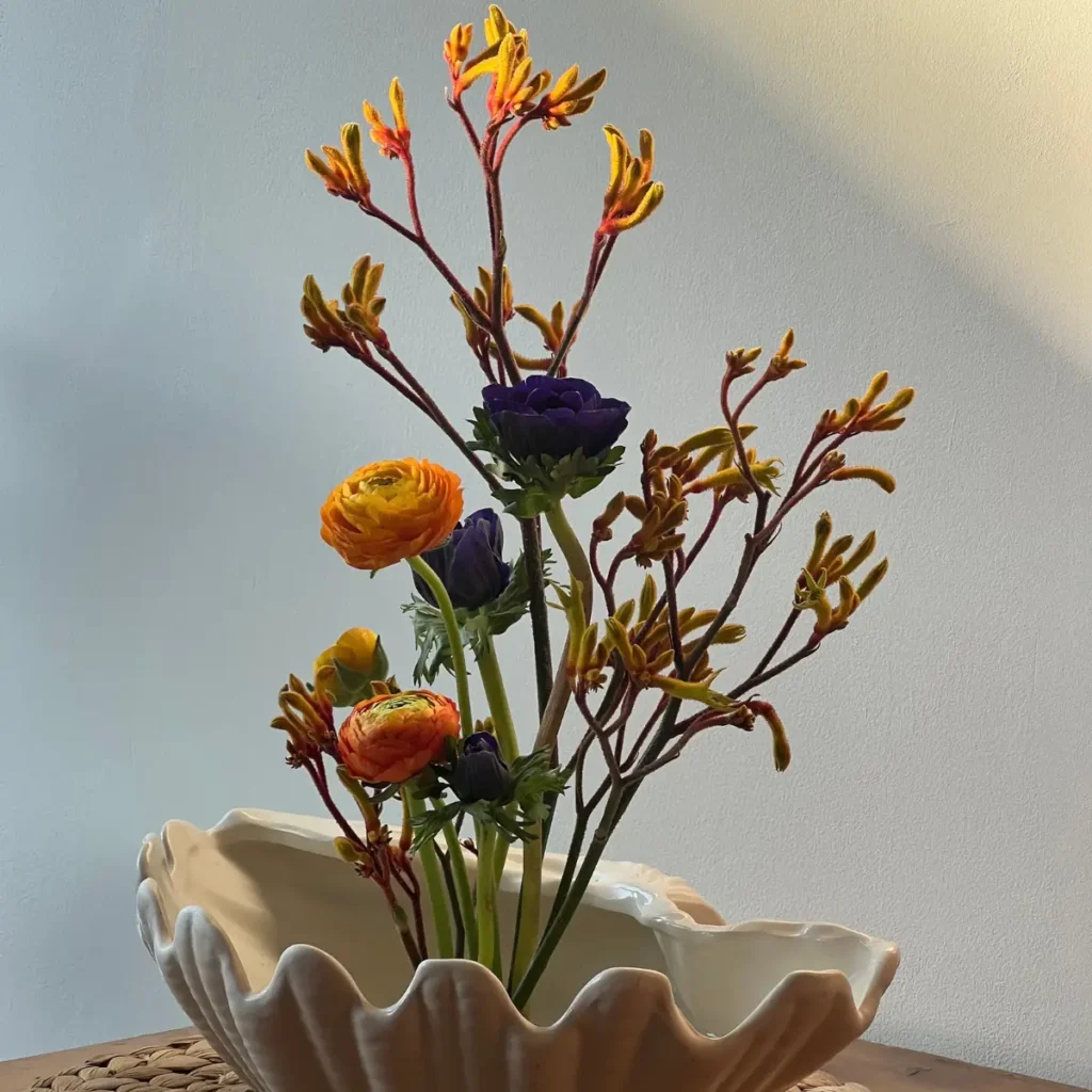 ikebana Muschel schale